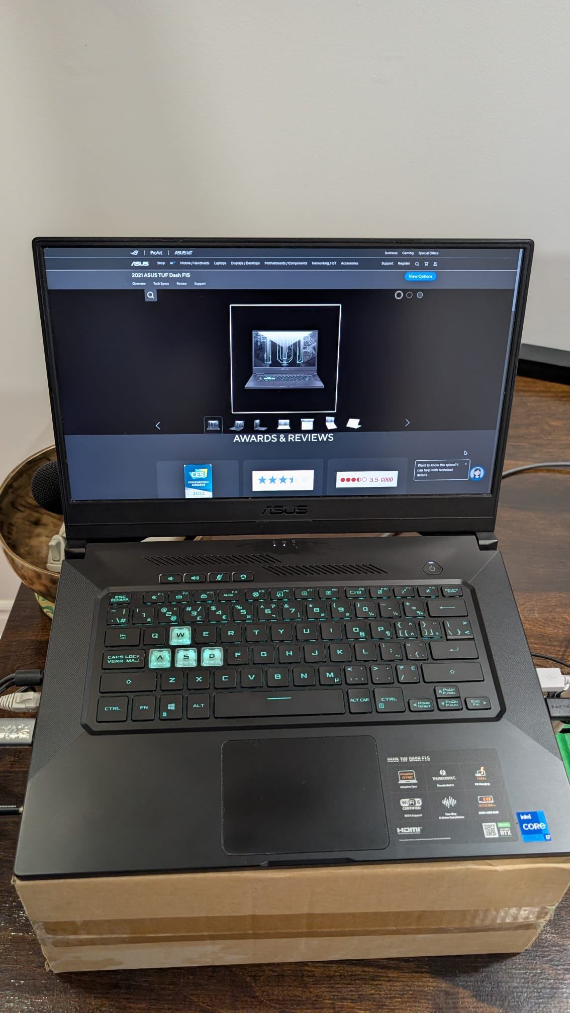 ASUS TUF Dash F15 Gaming Laptop – RTX 3070, i7, 16GB RAM, 512GB