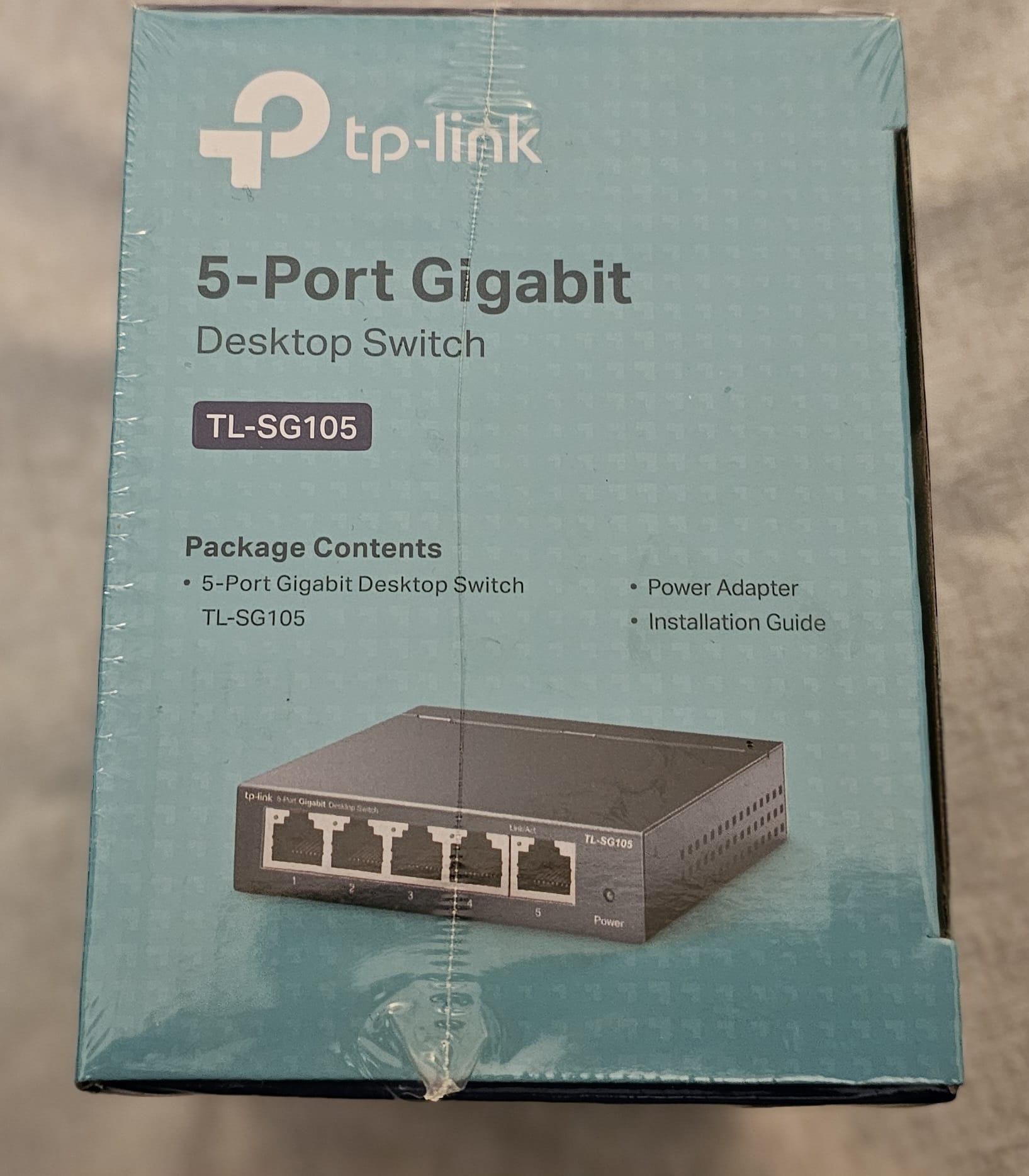 Brand New Gigabit Switch (TL‑SG105) – Unopened – $20 - photo 4