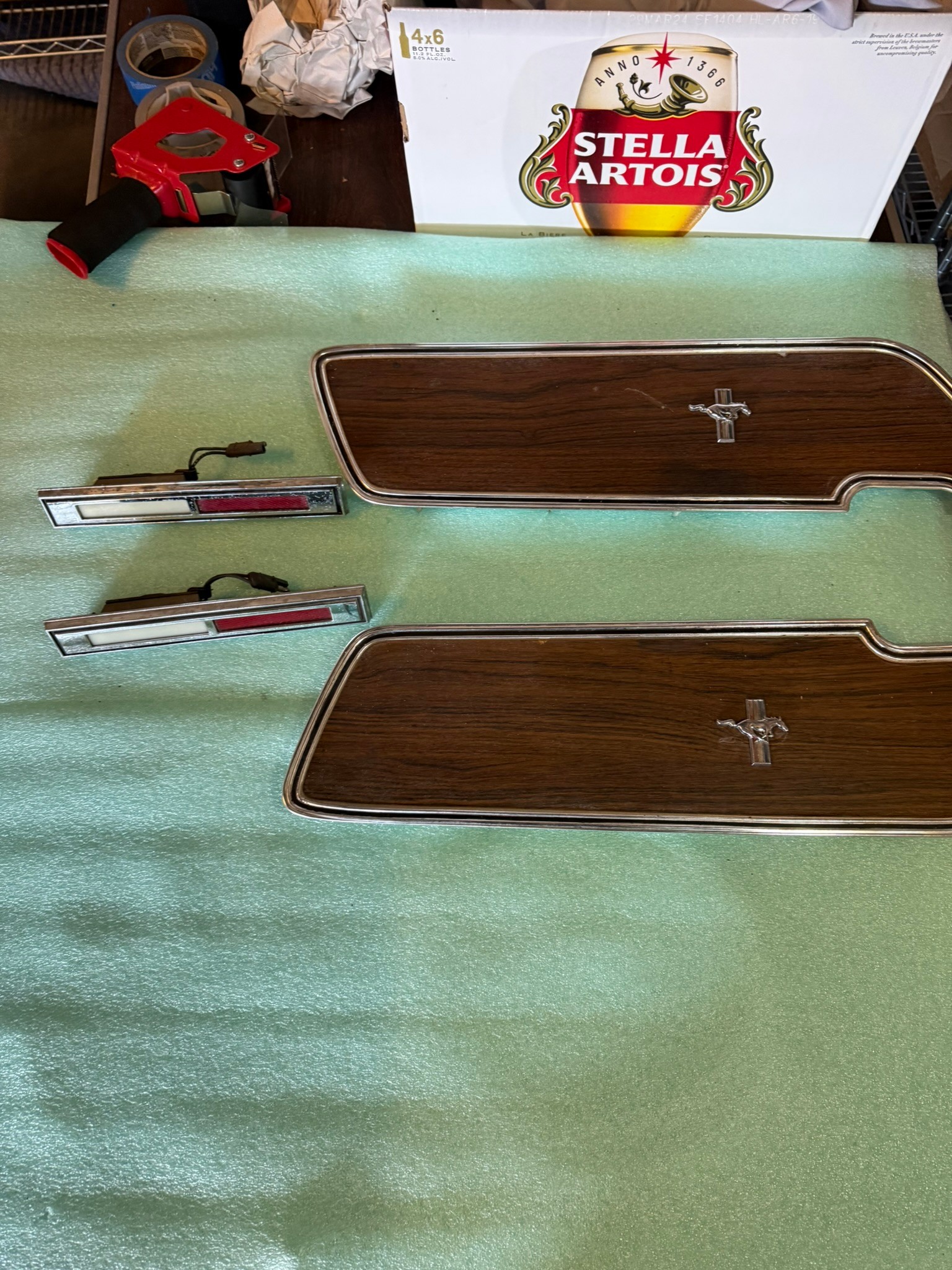 1969 Ford Mustang Mach 1 Vintage Interior Door Parts - Set - photo 5