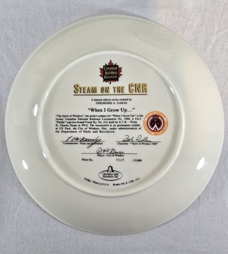 Canadian National Railways Plate - photo 2