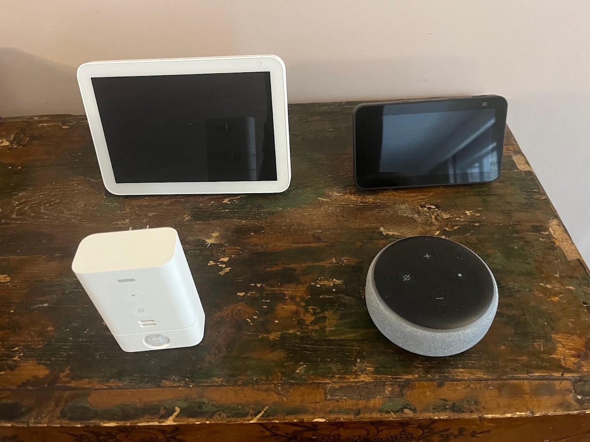 Used Amazon Alexa Echo devices