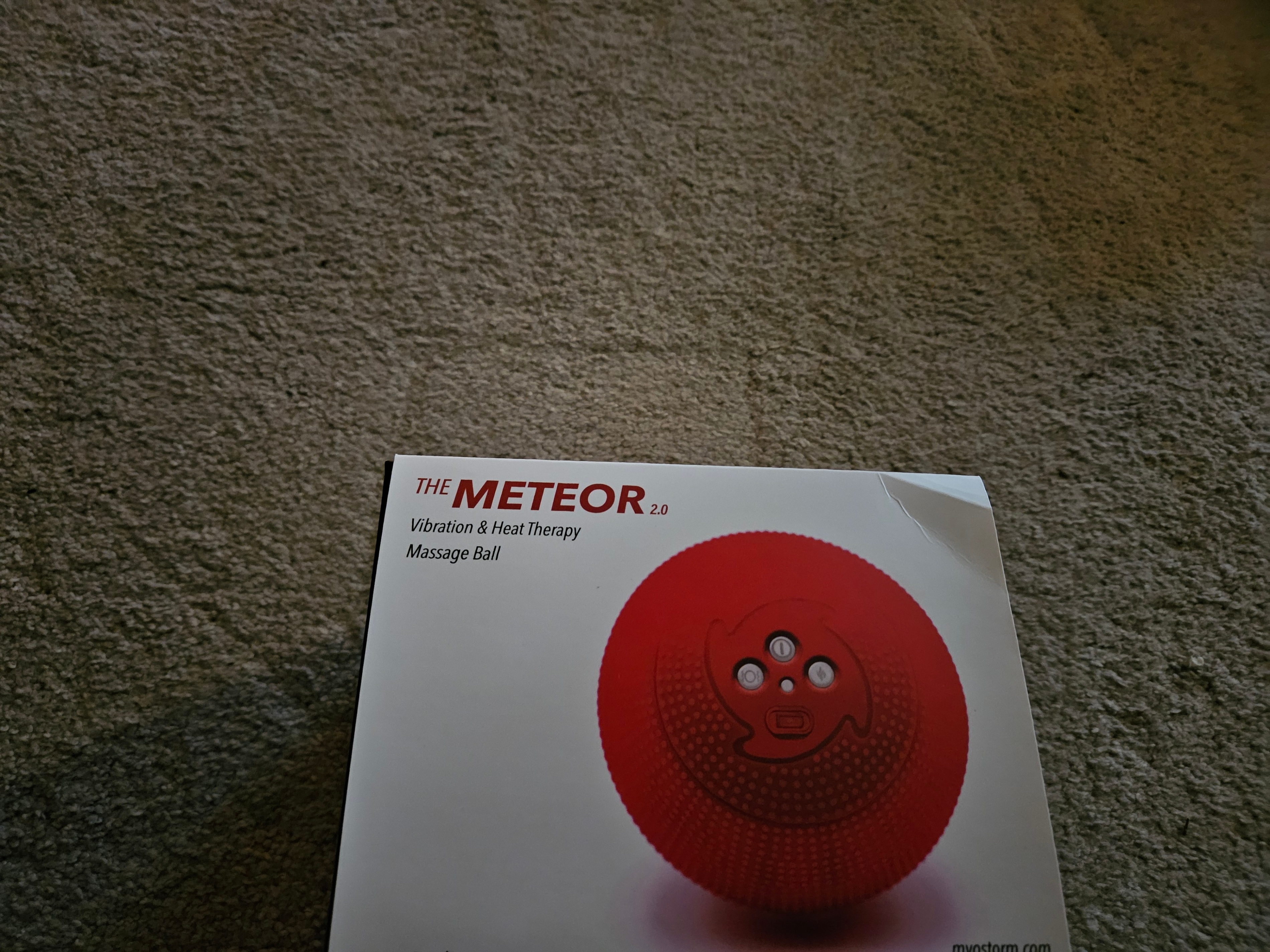Heated Vibrating Massage Ball, Myostorm Meteor 2.0 (Shark Tank)