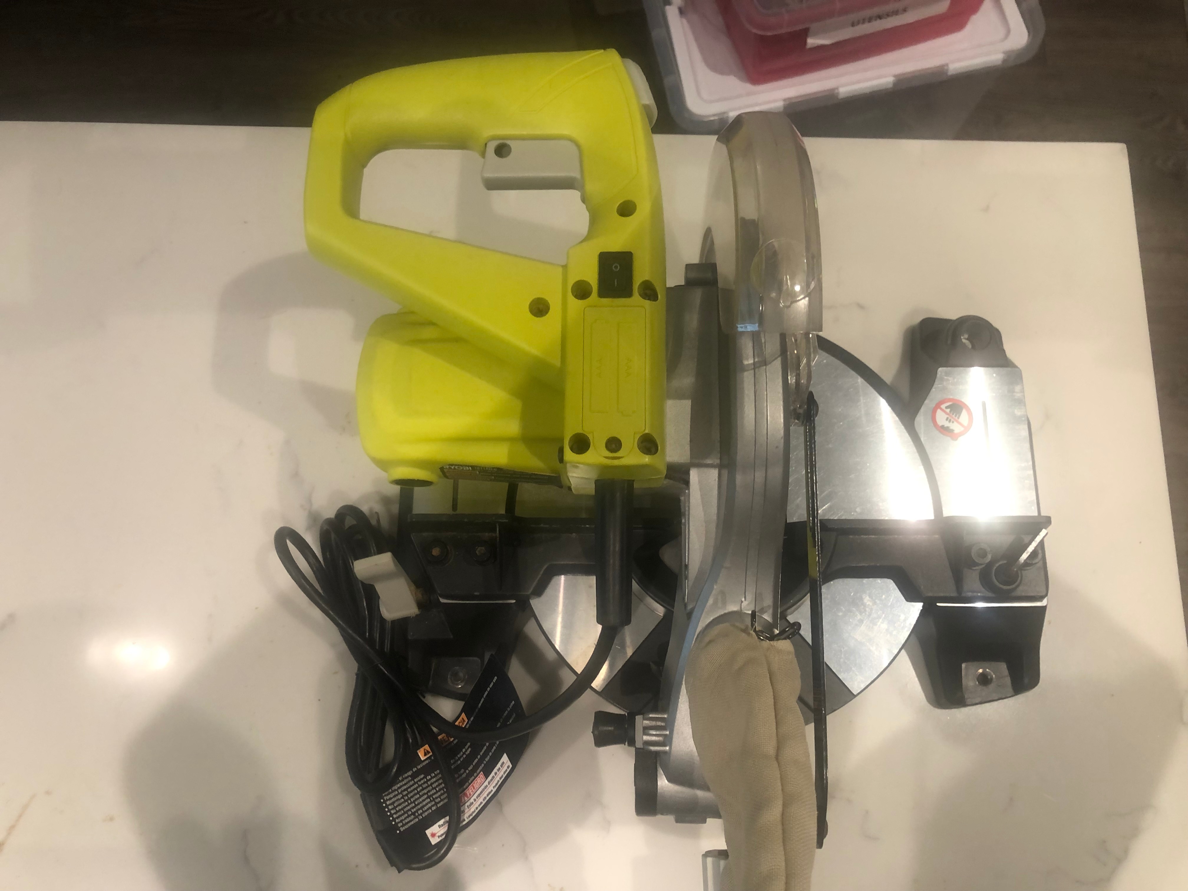 █ ✿ █ RYOBI 7 ¼” MITER SAW with LASER █ ✿ █ - photo 4