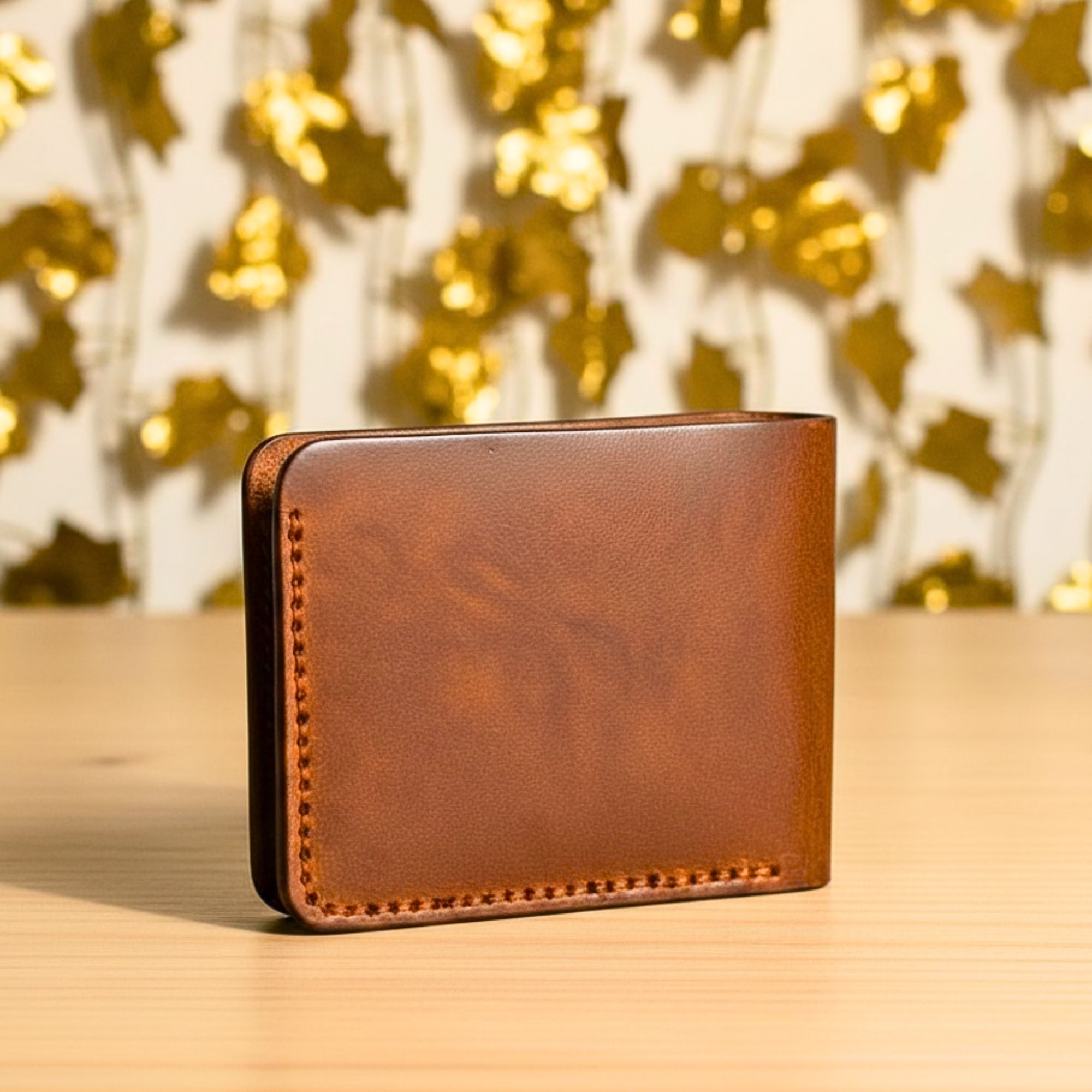Rugged Buffalo Leather Men’s Wallet with Running Horse Engraving - photo 2