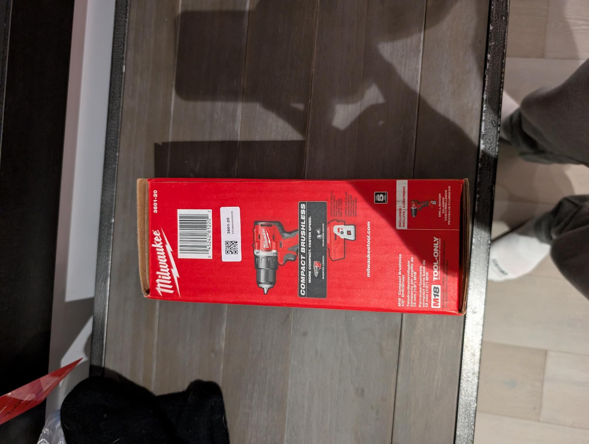 NEED GONE Milwaukee 3601-20 M18 Compact Brushless 1/2" Drill - photo 3