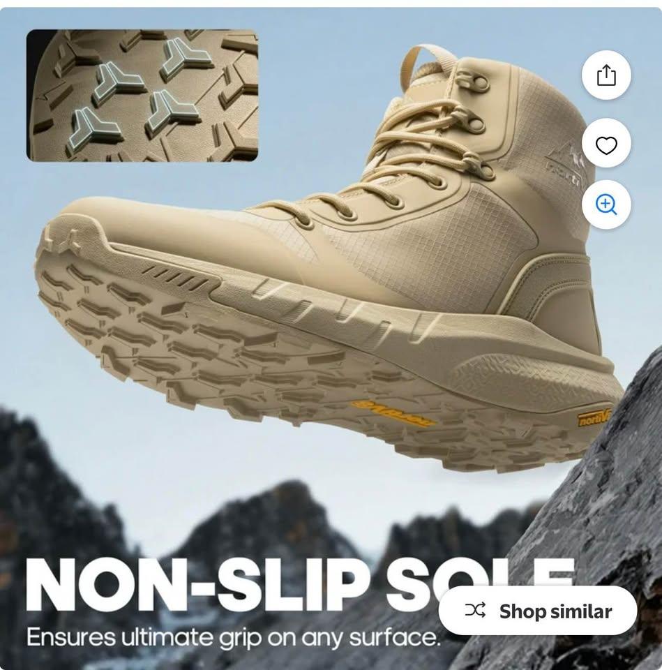 NORTIV 8 Men's Ankle High Hiking Boots(US 8) - photo 4