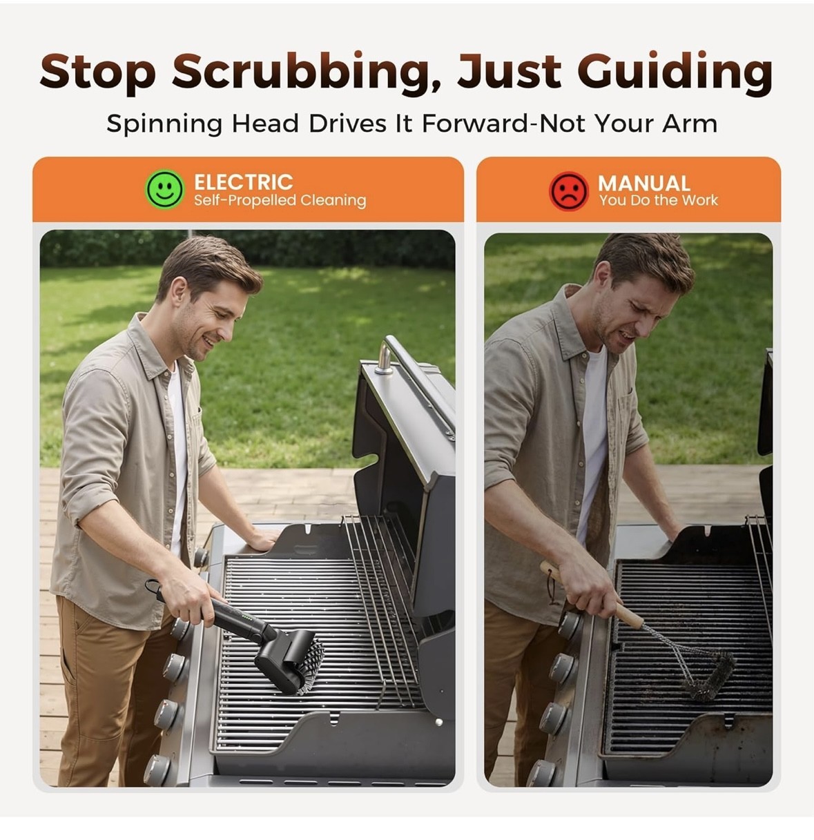Electric Grill Cleaner Brush for BBQ - photo 5
