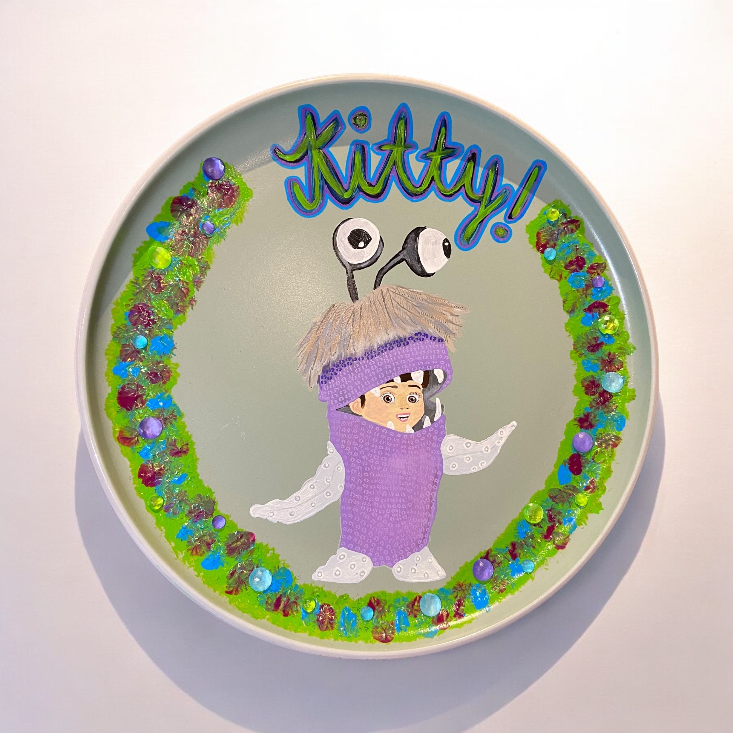 Hand-Painted 'Boo' Plate - Monsters, Inc. Inspired