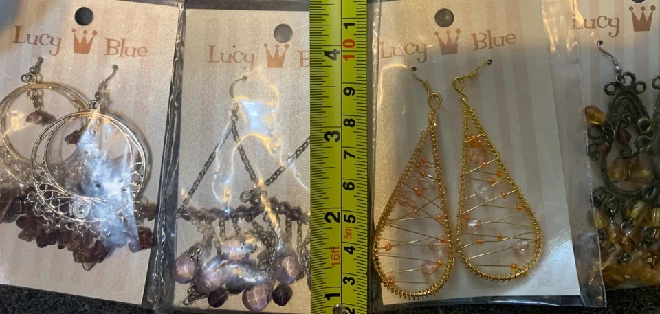 20 New Pairs of Assorted Beaded, Dangle, Hook Earrings - photo 2
