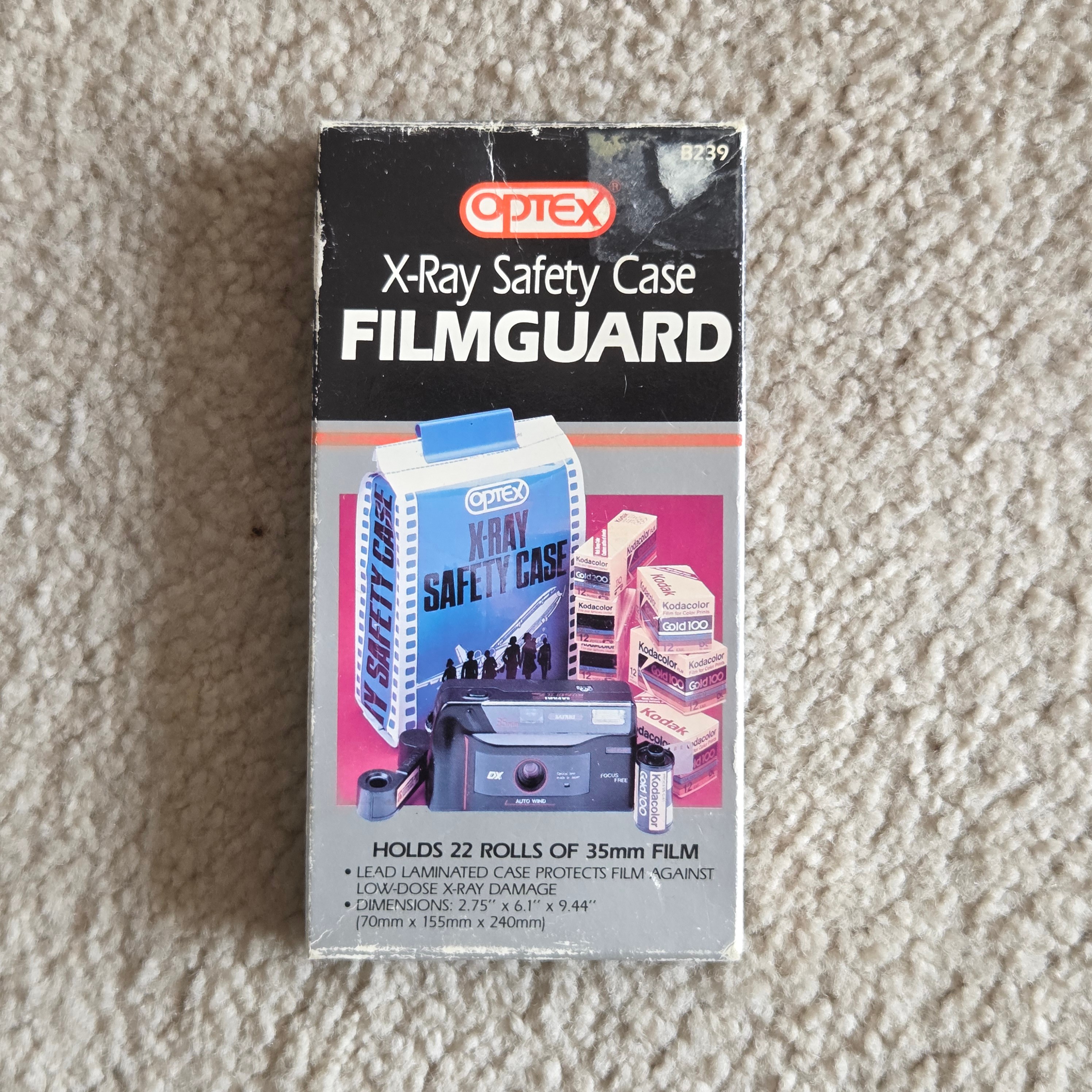 OPTEX X-Ray Safety Case 35mm Filmguard (B239)