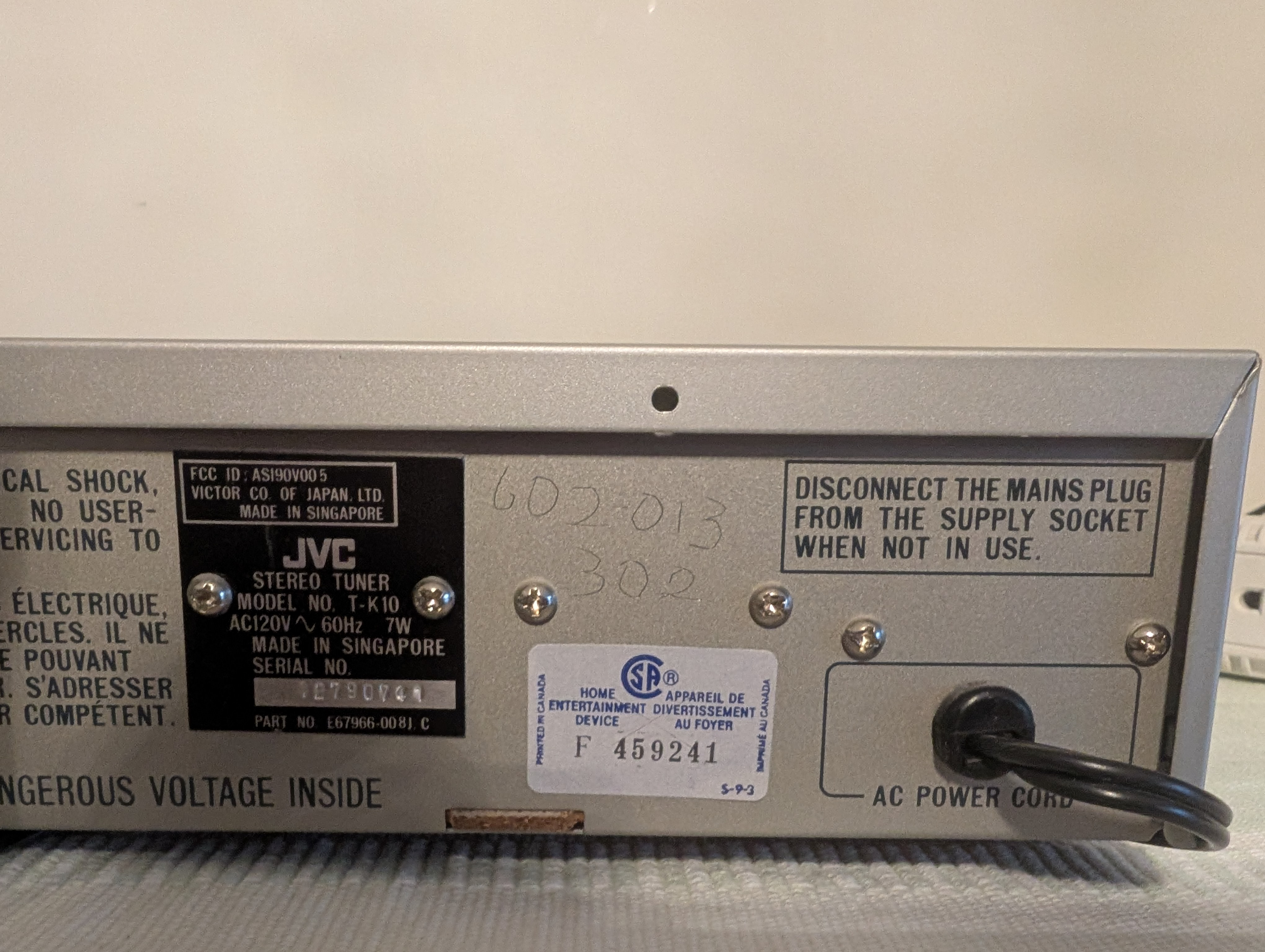 JVC TK10 Vintage AM/FM with original manual - photo 5
