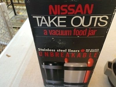 NISSAN VACUME FOOD JAR, STAINLESS STEEL