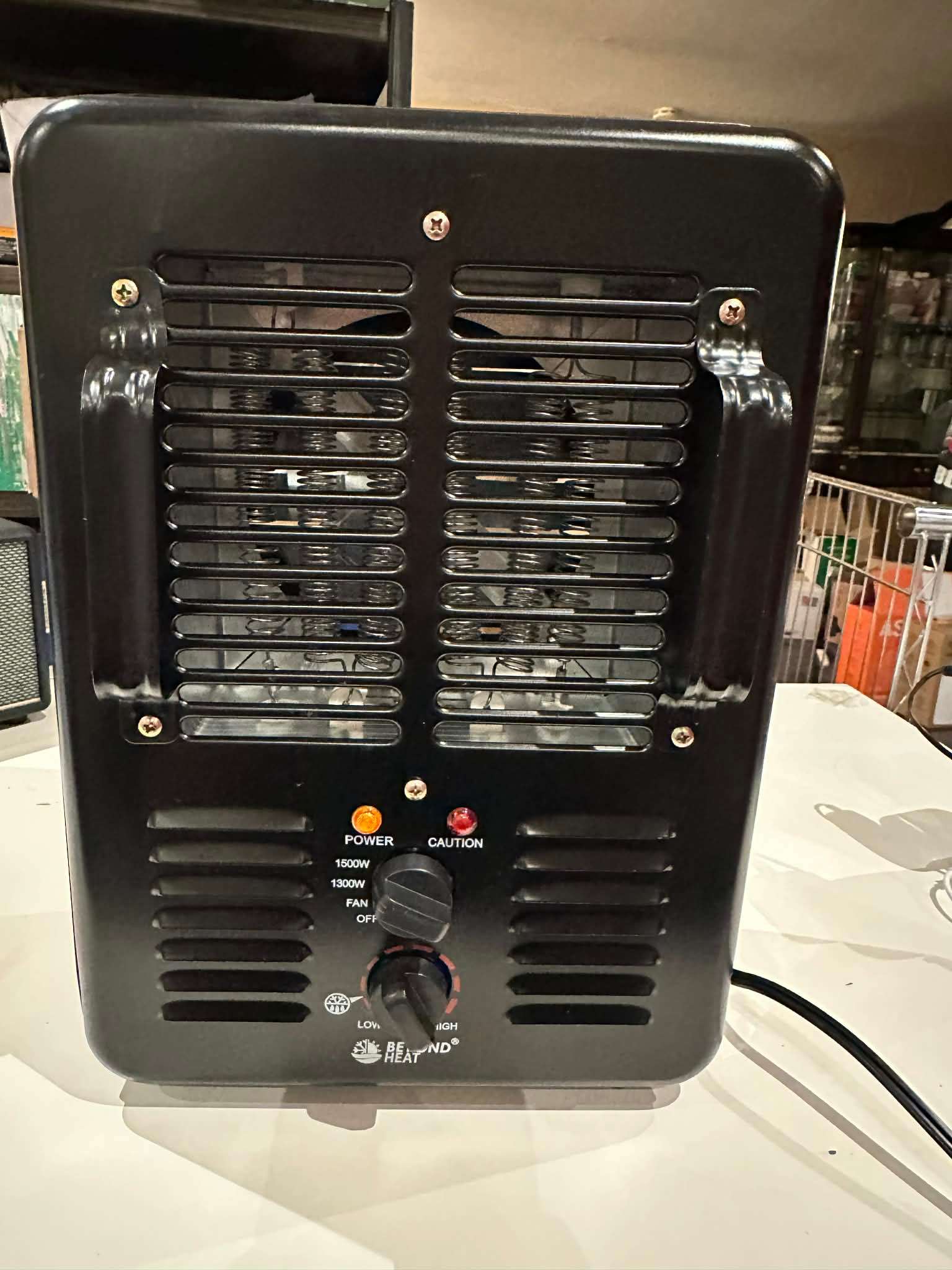 BEYOND HEAT Portable Heater - Black