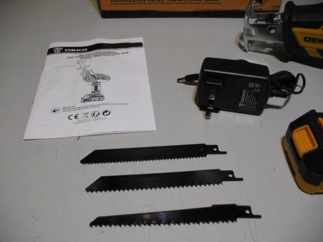DEKO One Hand Cordless 20 Volt Reciprocation Saw, BRAND NEW - photo 4