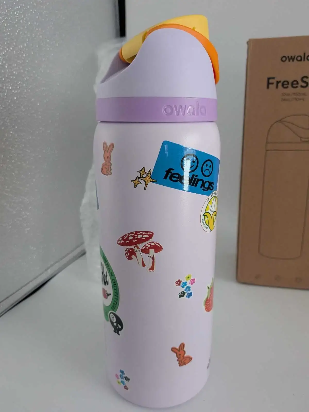 Owala FreeSip 32oz Water Bottle with Stickers - photo 2