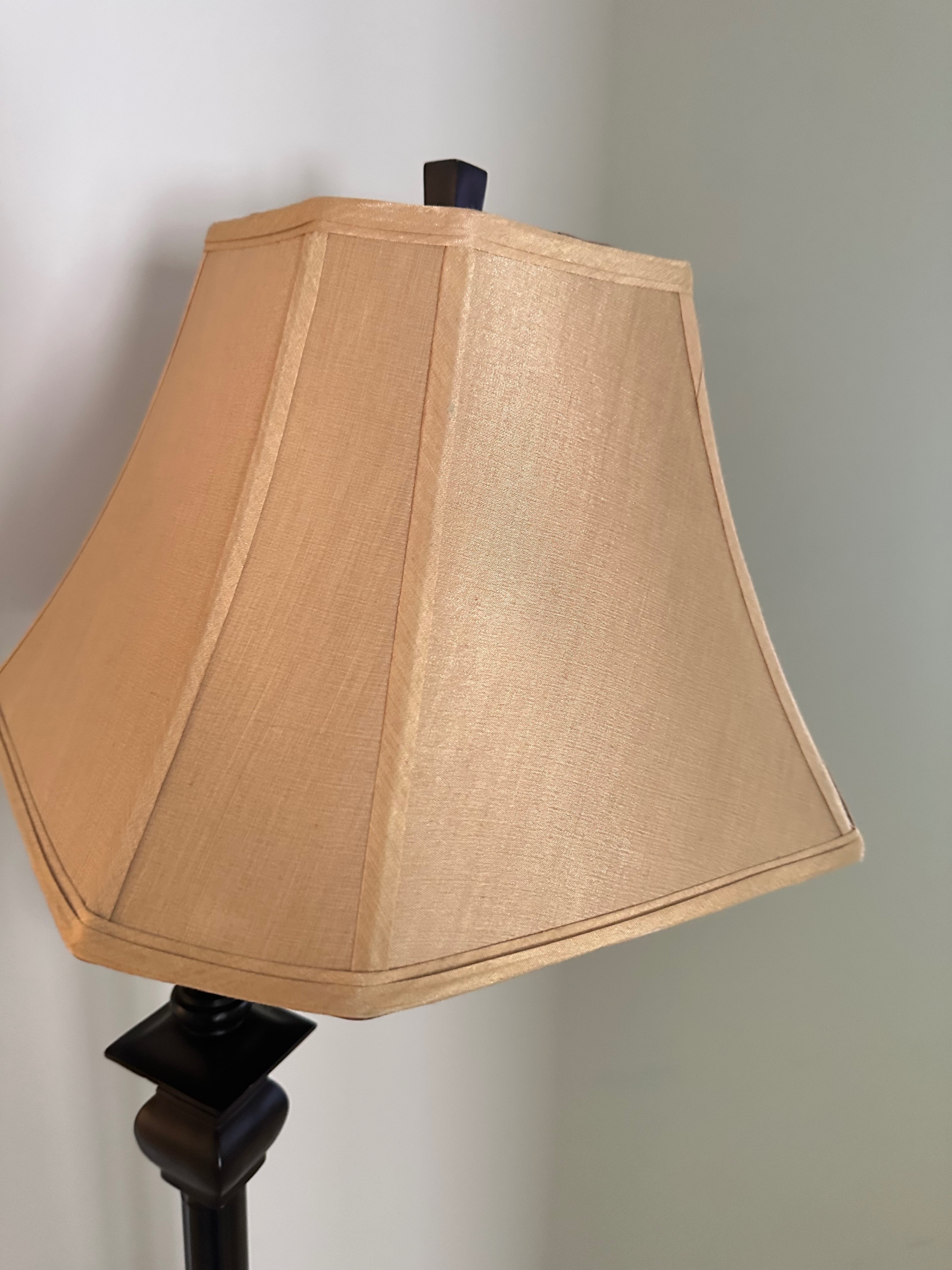 Adjustable Black Floor Lamp with Shade - photo 2