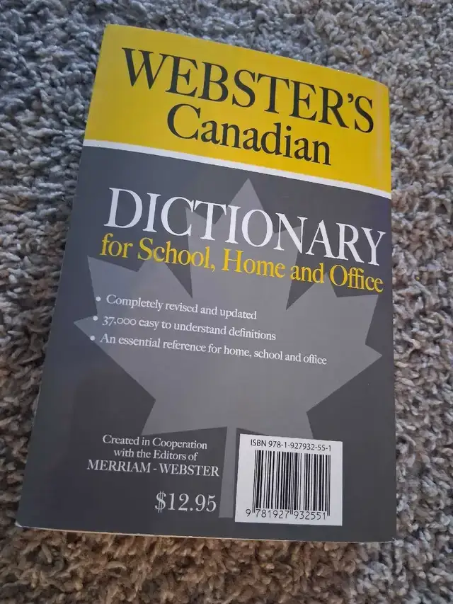 Webster's Canadian Dictionary