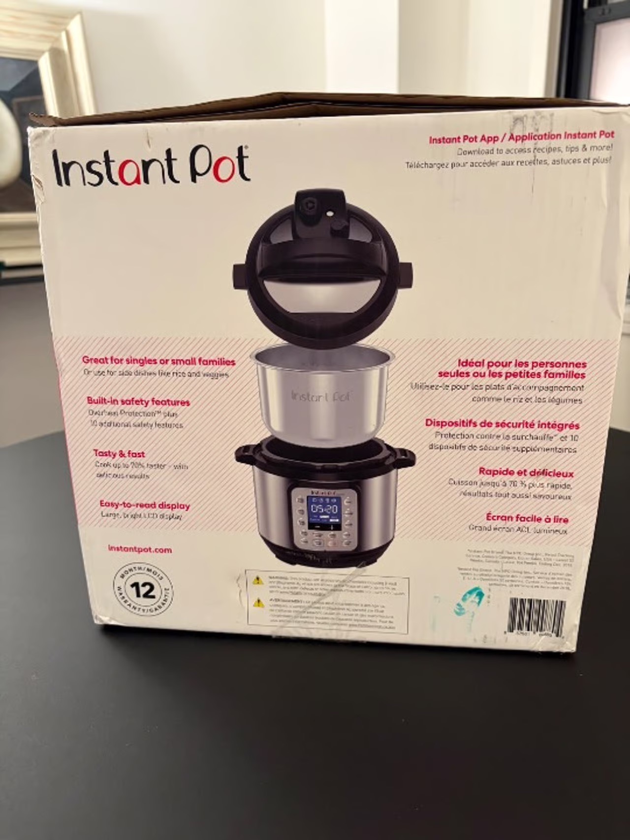 NEW IN OPEN BOX Instant Pot Duo Nova 7-in-1 Multi-Cooker [3 QT]