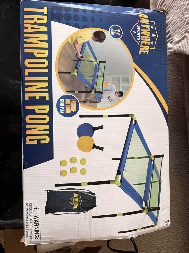 Anywhere Sports Trampoline Pong Game