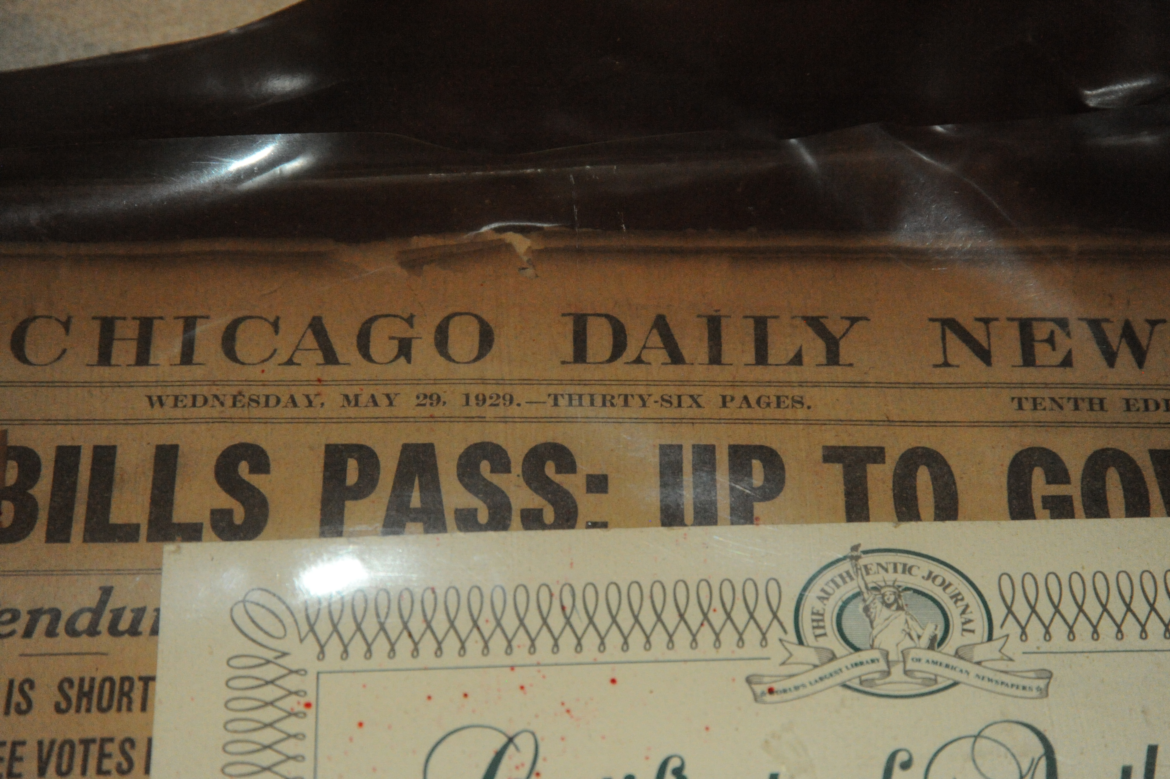 May 29th, 1929 Chicago Daily News