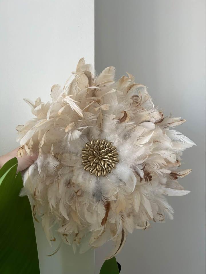 Feather Wall Decor - 45 cm handmade