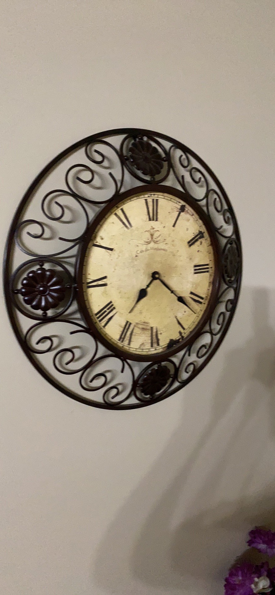 Vintage-style wall clock - photo 3