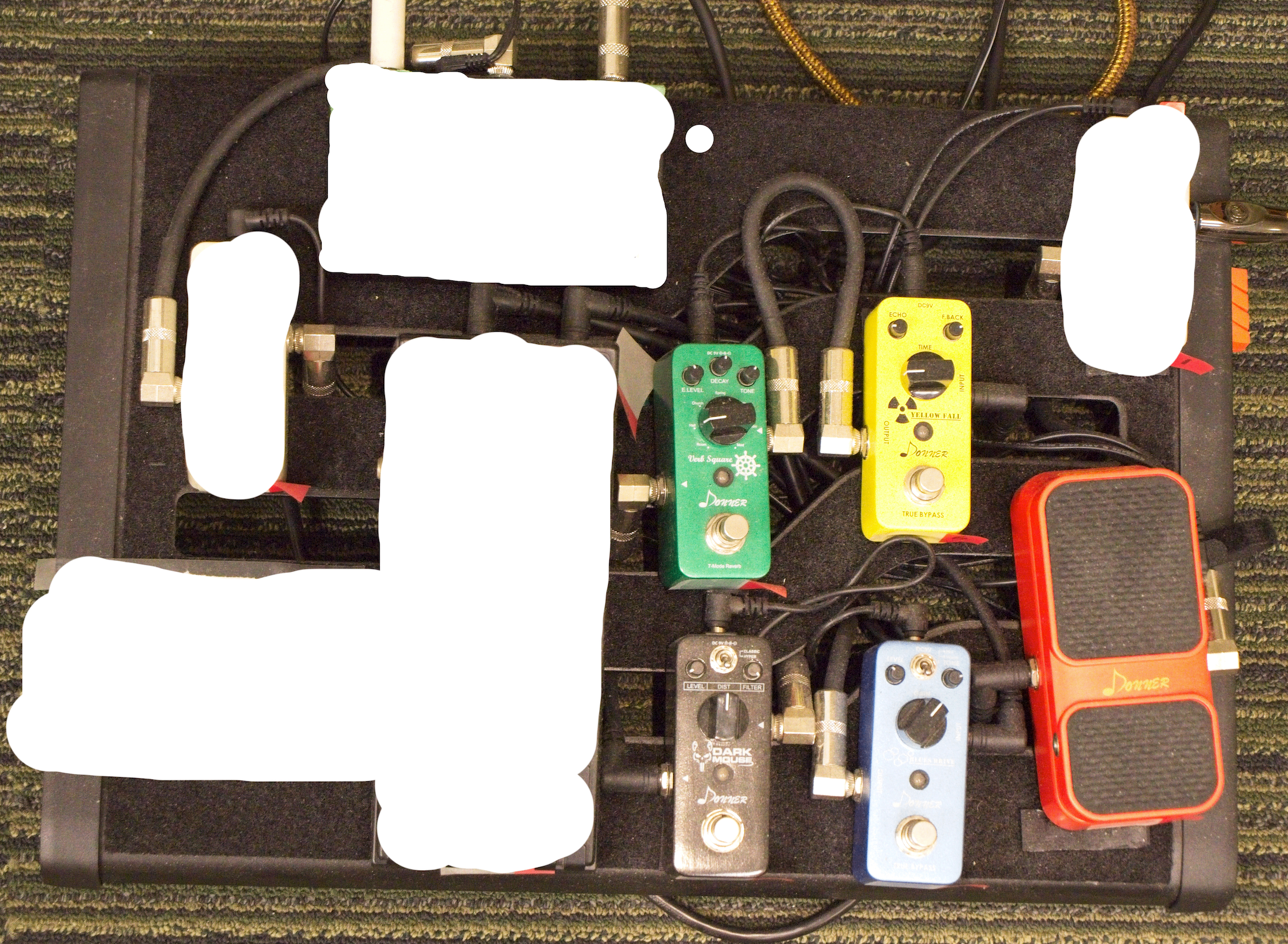 COMPLETE GUITAR PEDAL BOARD PACKAGE