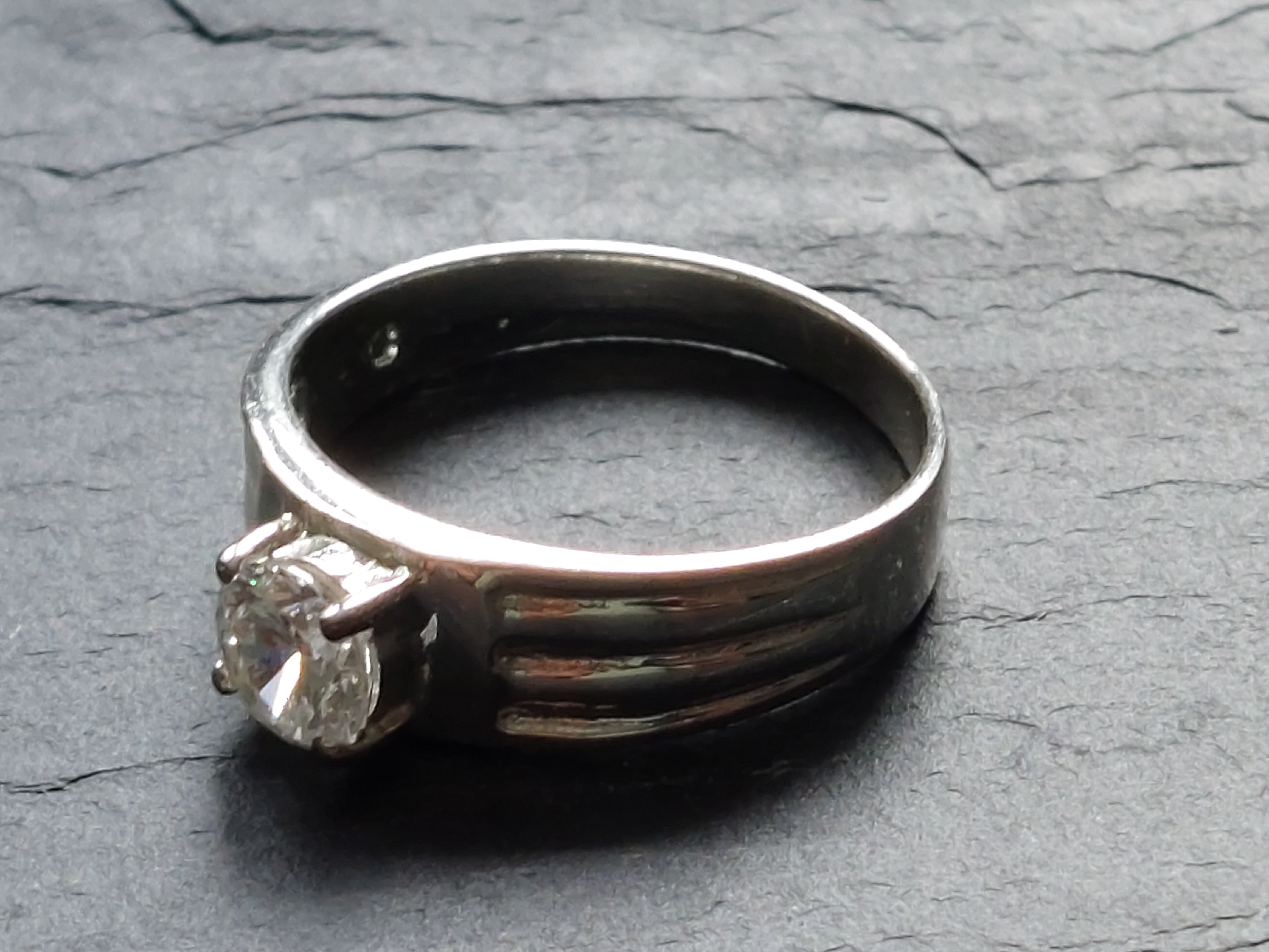 Silver Ring with Cubic Zirconia