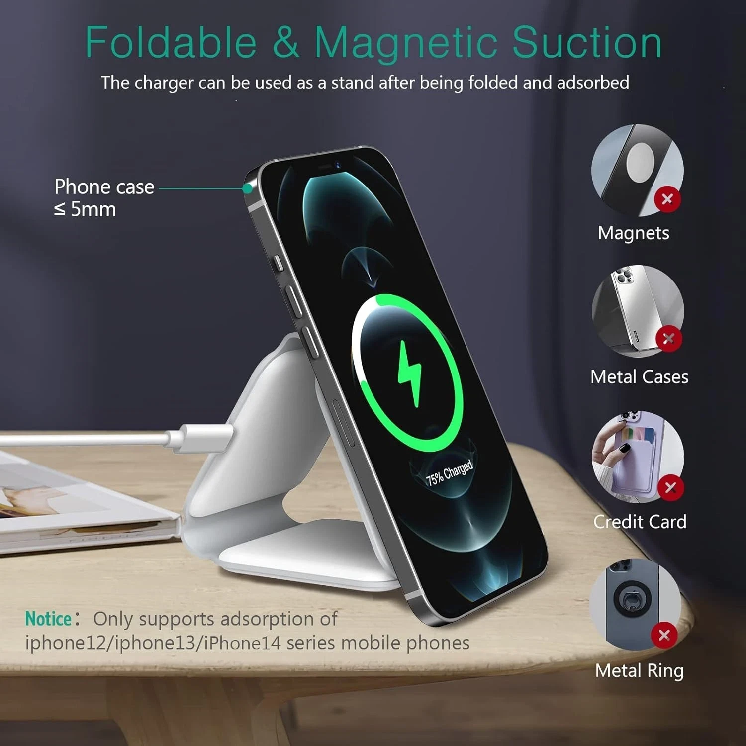 Magnetic Wireless Charging Station for sale - photo 5