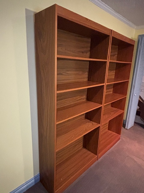 IKEA BILLY Bookcases (Pair) – Wood Finish Bookshelves - photo 3