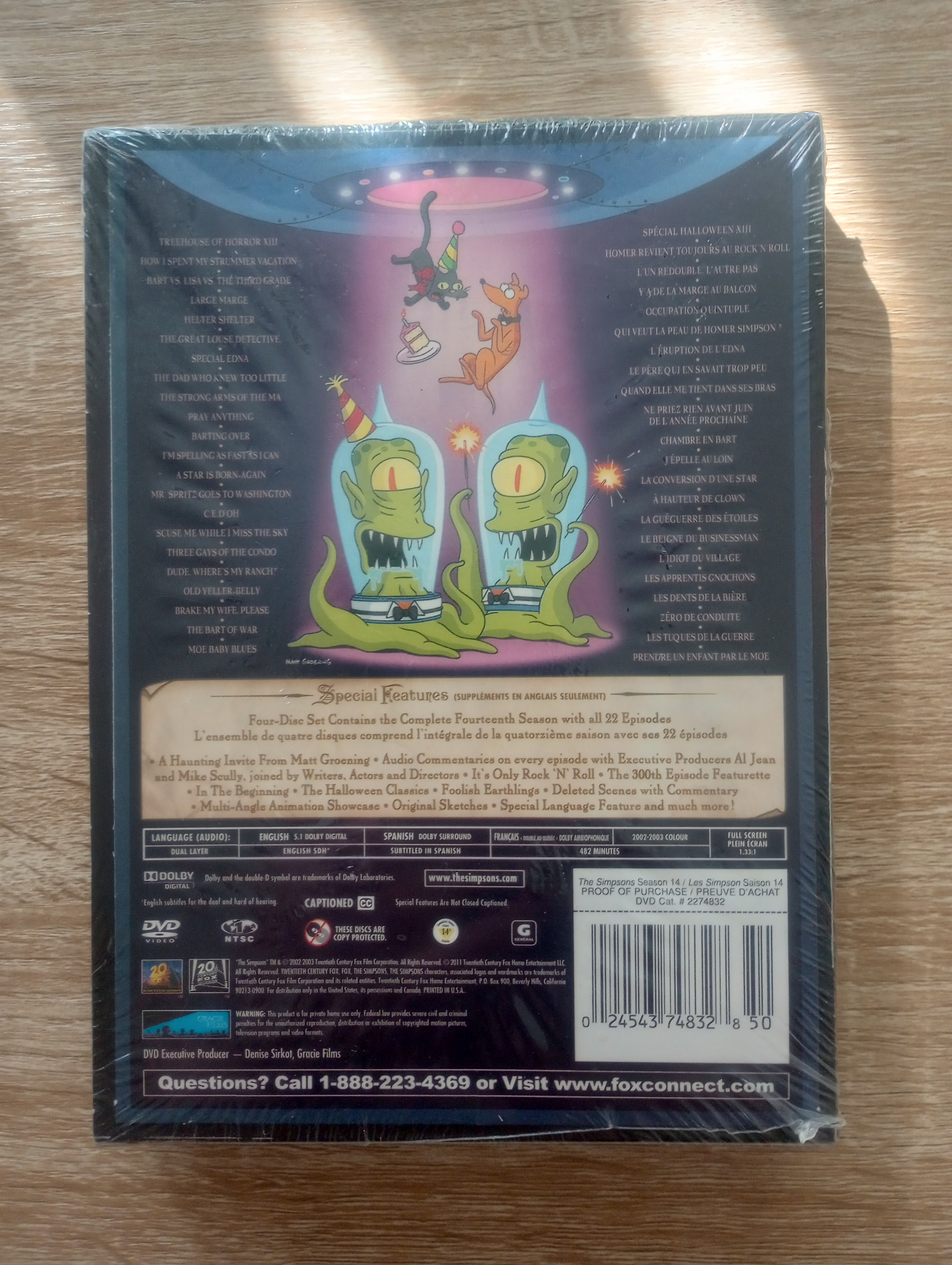 The Simpsons Season 14 DVD Set (Sealed) - photo 2
