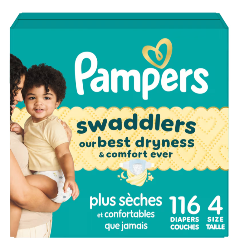 Pampers Swaddlers Diapers 1,2,3,4,5,6 (ALL SIZES) - photo 4