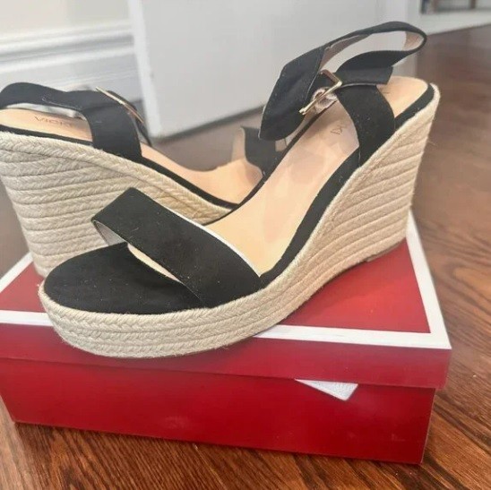 VICKI·VICKI Women's Platform Sandals Wedge Ankle Strap Open Toe - photo 2
