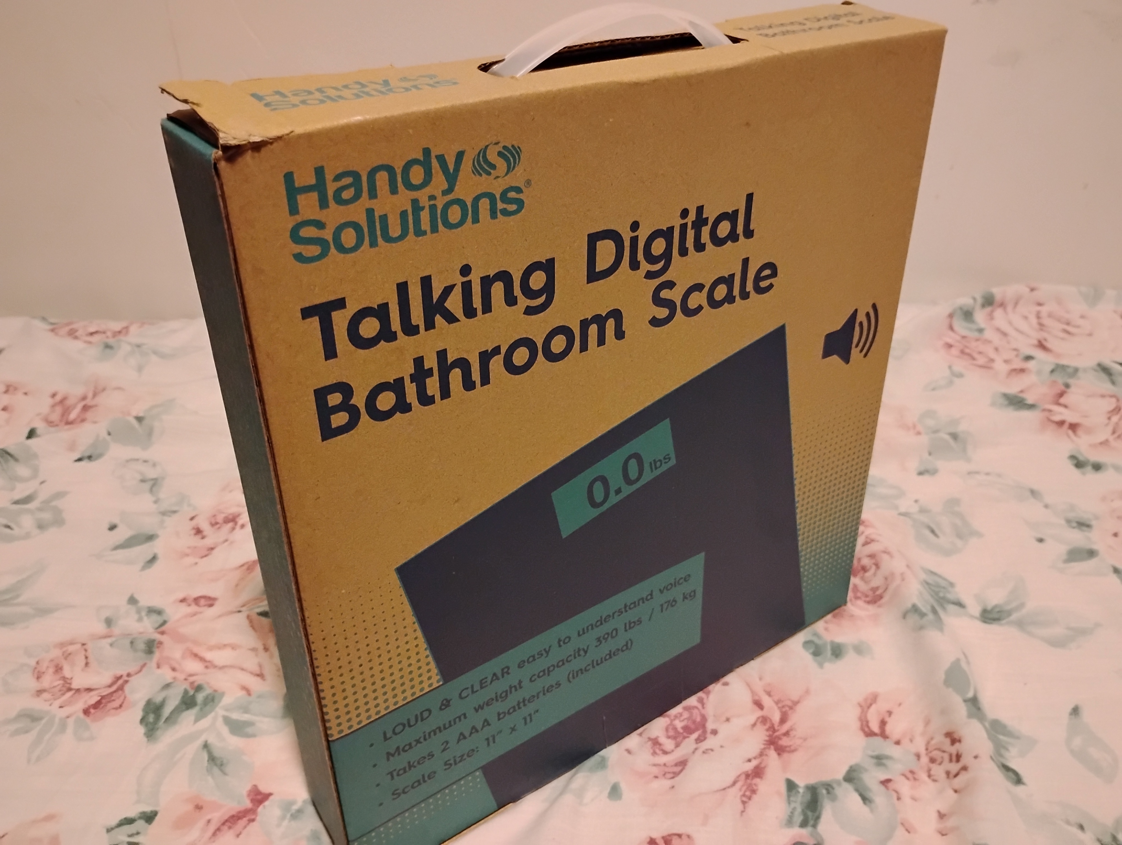 Handy Solutions Talking Digital Bathroom Scale - New!