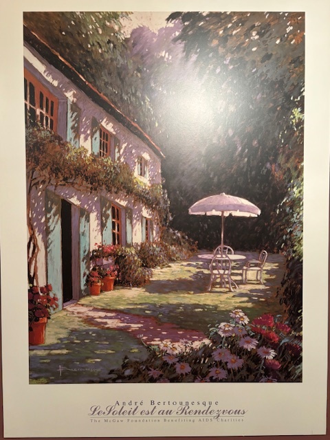 Large Mounted European Café Art Prints (Set of 4) - photo 5