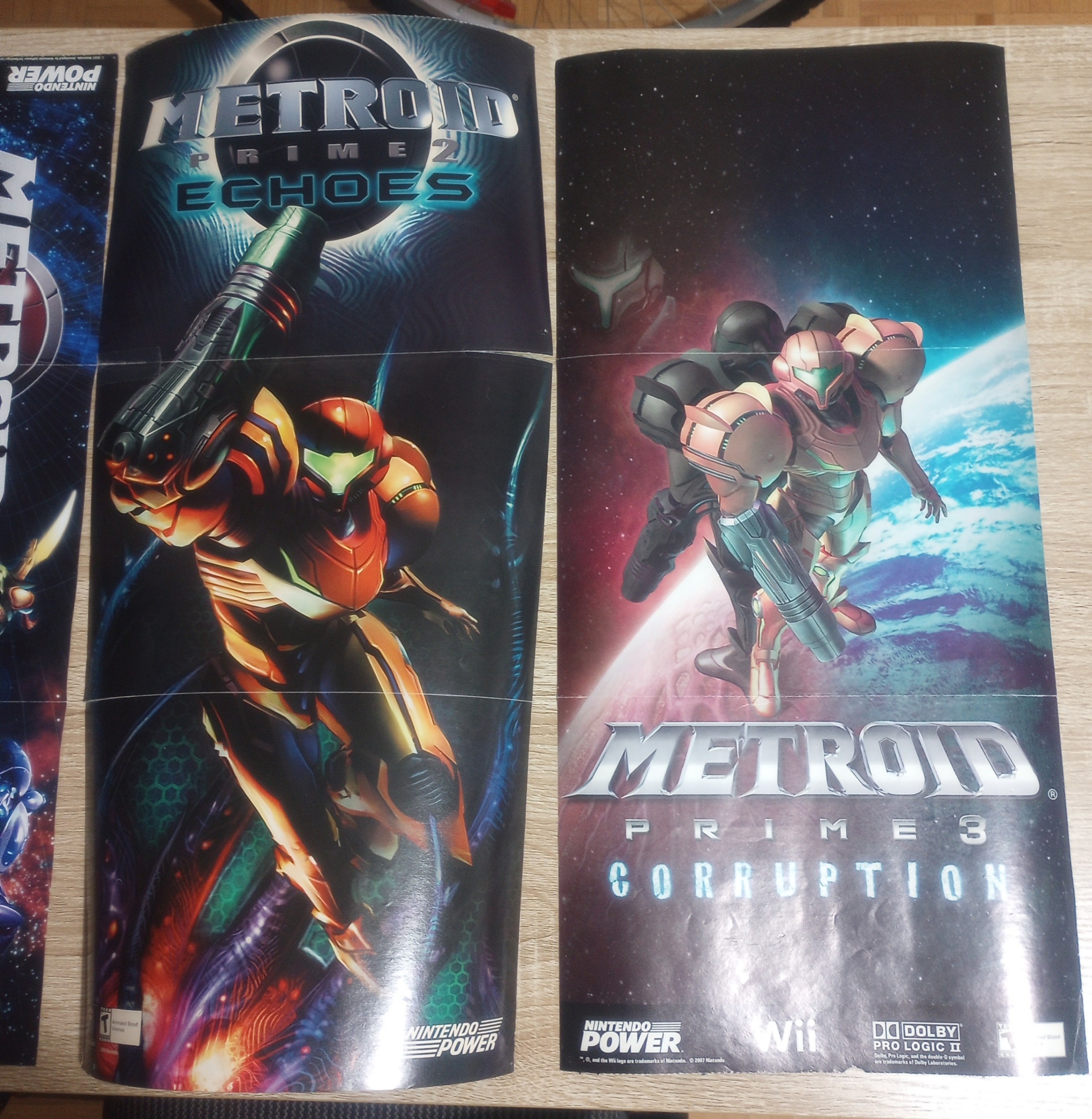 4 Nintendo Power Metroid Prime Posters - photo 2