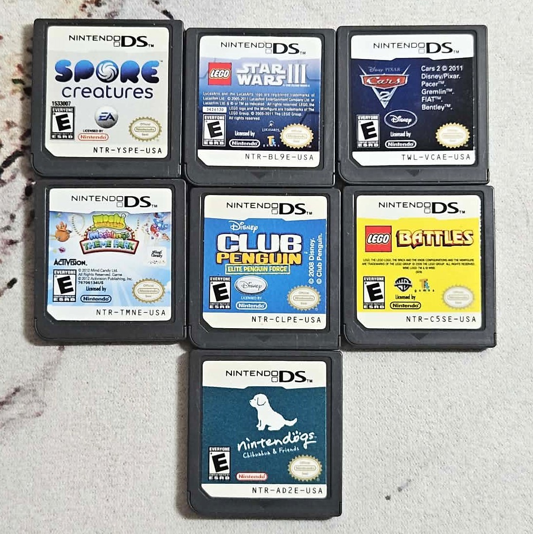 Nintendo DS Games! Tested and Working Cartdiges!