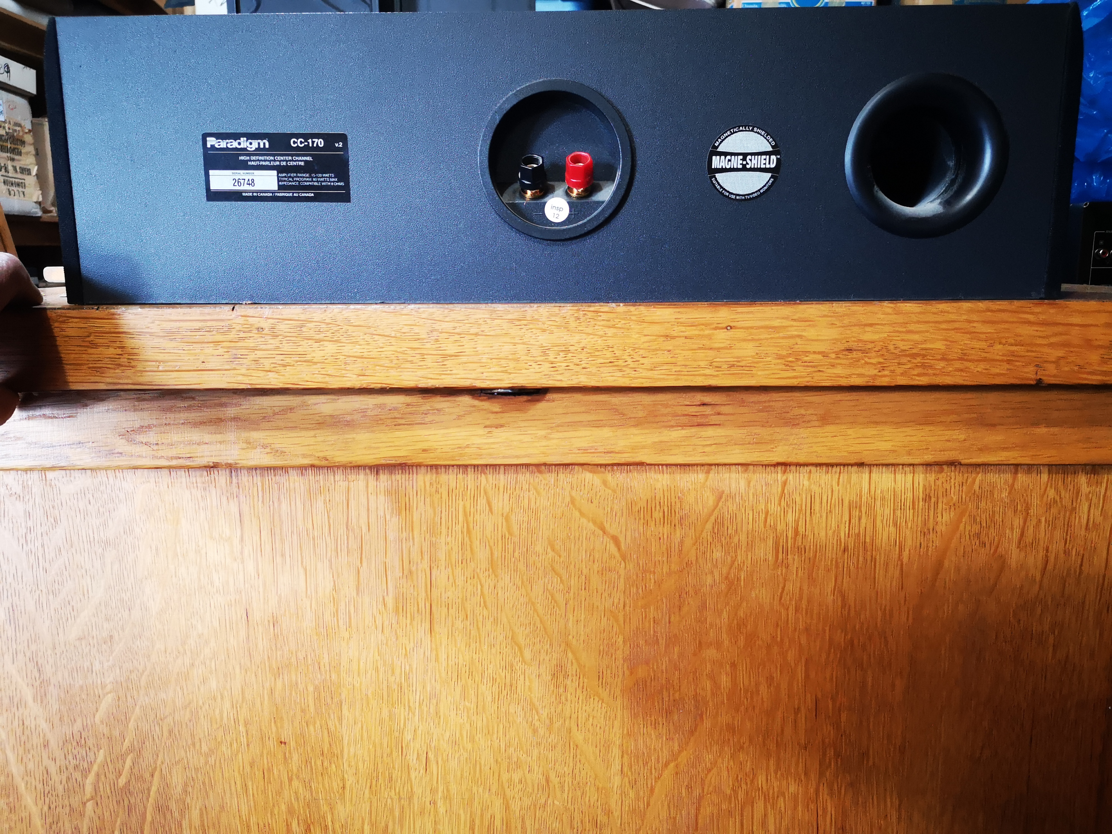 Paradigm CC-170 Centre channel speaker - photo 3