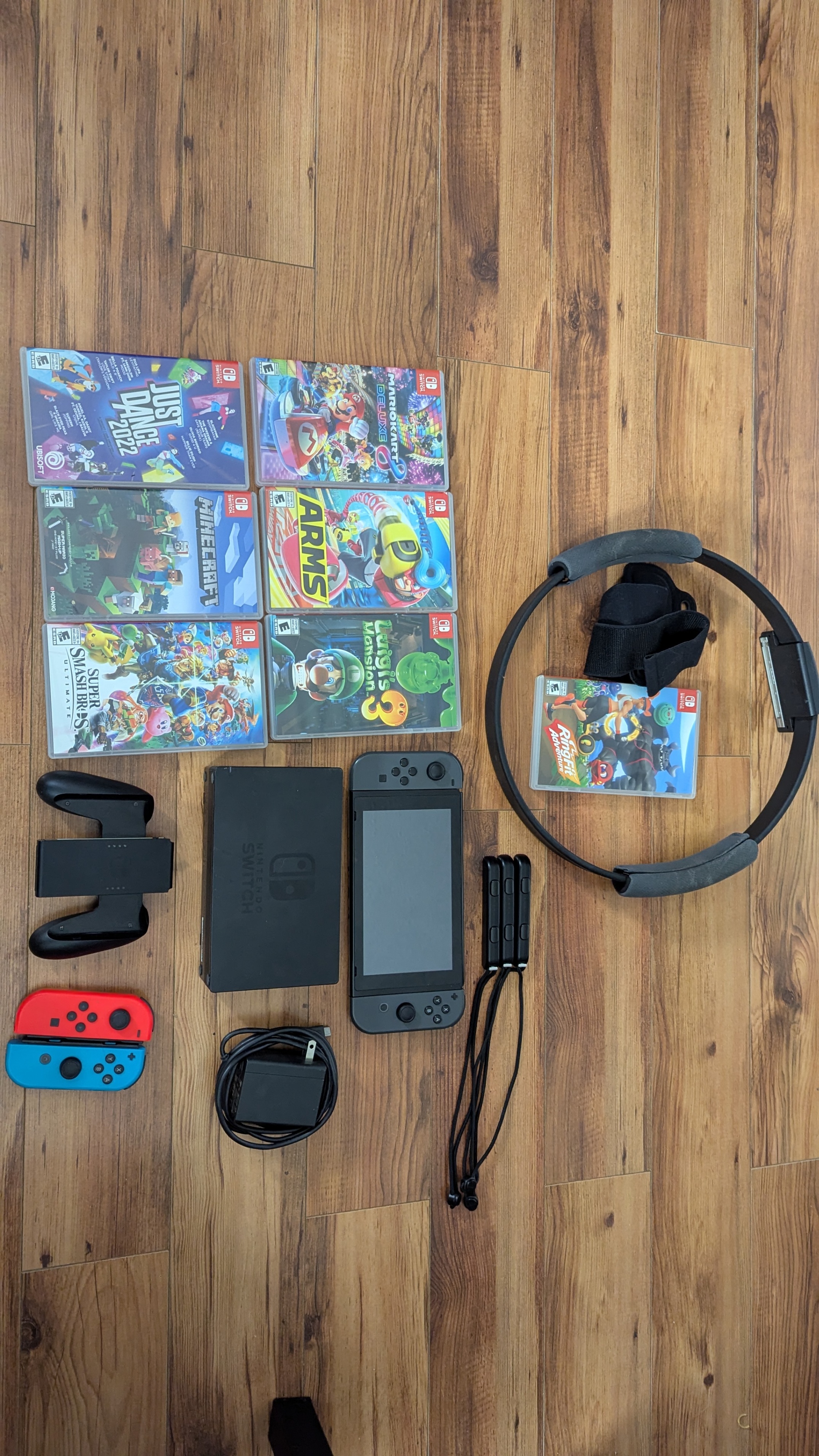 Nintendo Switch system with accessories