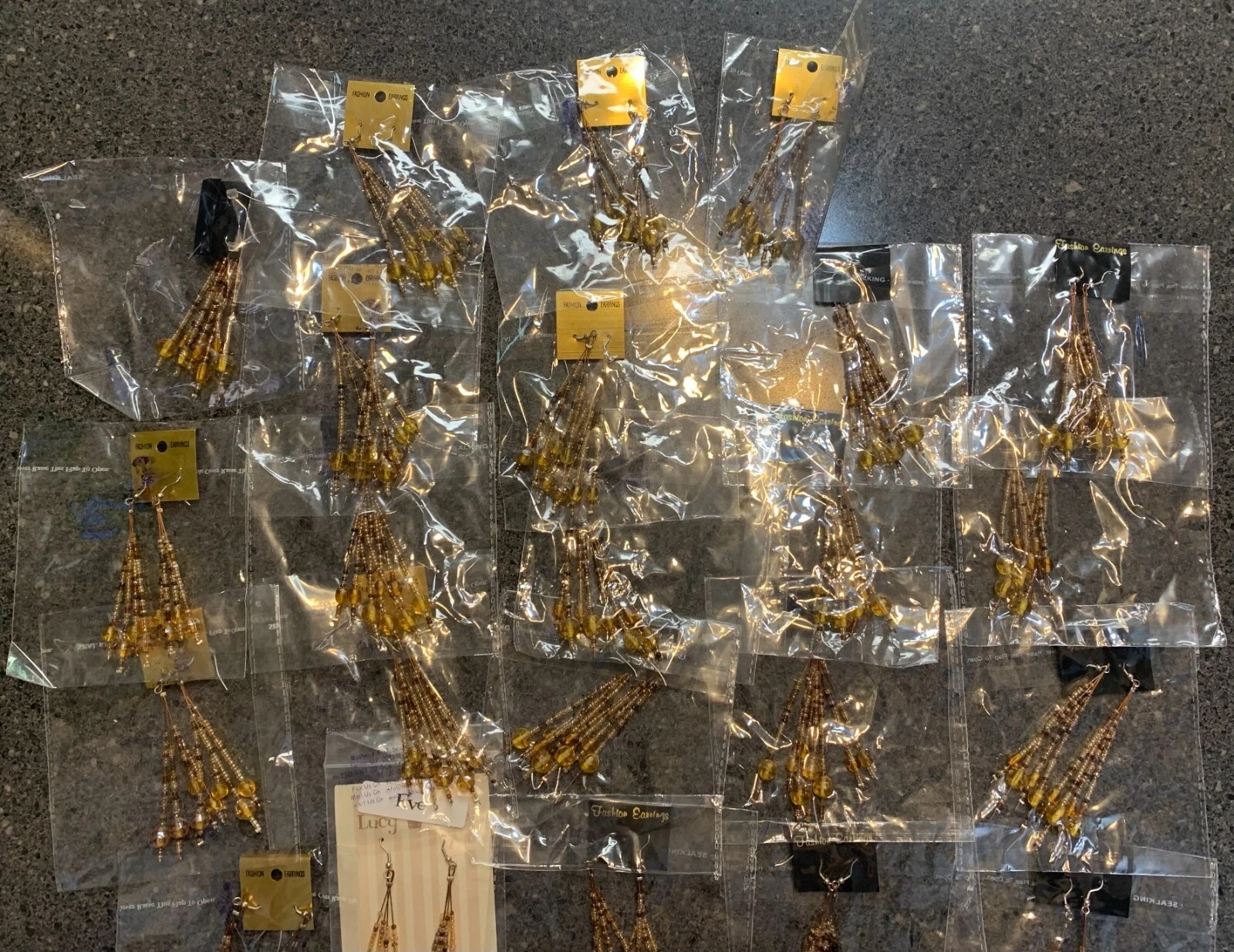 24 New Pairs of Beaded, Dangle, Hook Earrings