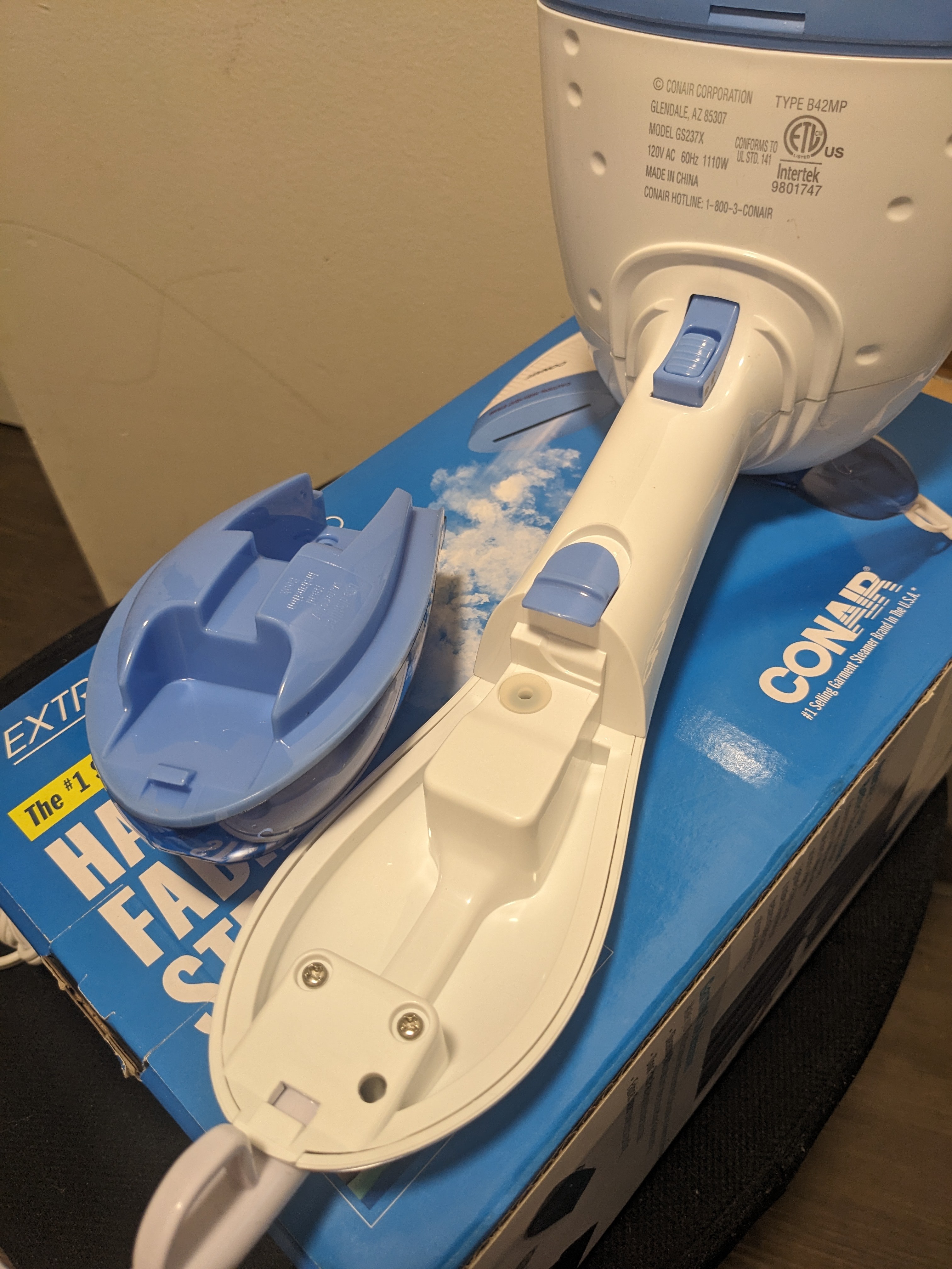 Conair Extreme Steam Handheld Fabric Steamer - photo 5