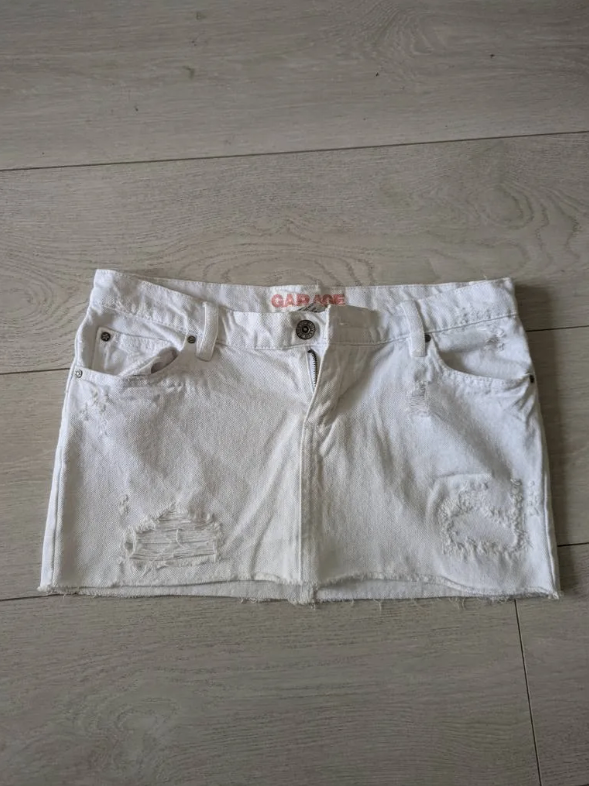 Garage Denim Miniskirt - Size 27