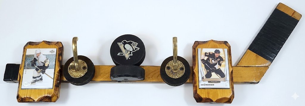 2007-08 Sidney Crosby Pittsburgh Penguins Hockey Stick Rack