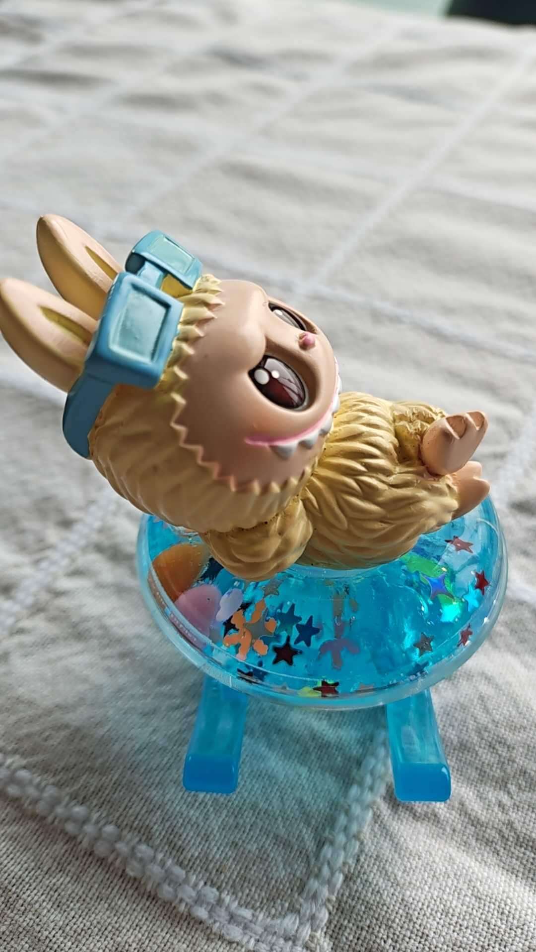 Cute Monster Figure on Rocking Float Base - Decorative Toy
