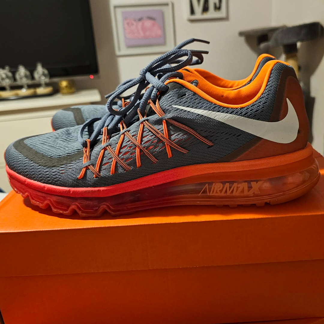Nike Air Max 2015 'Graphite Orange' Size 10