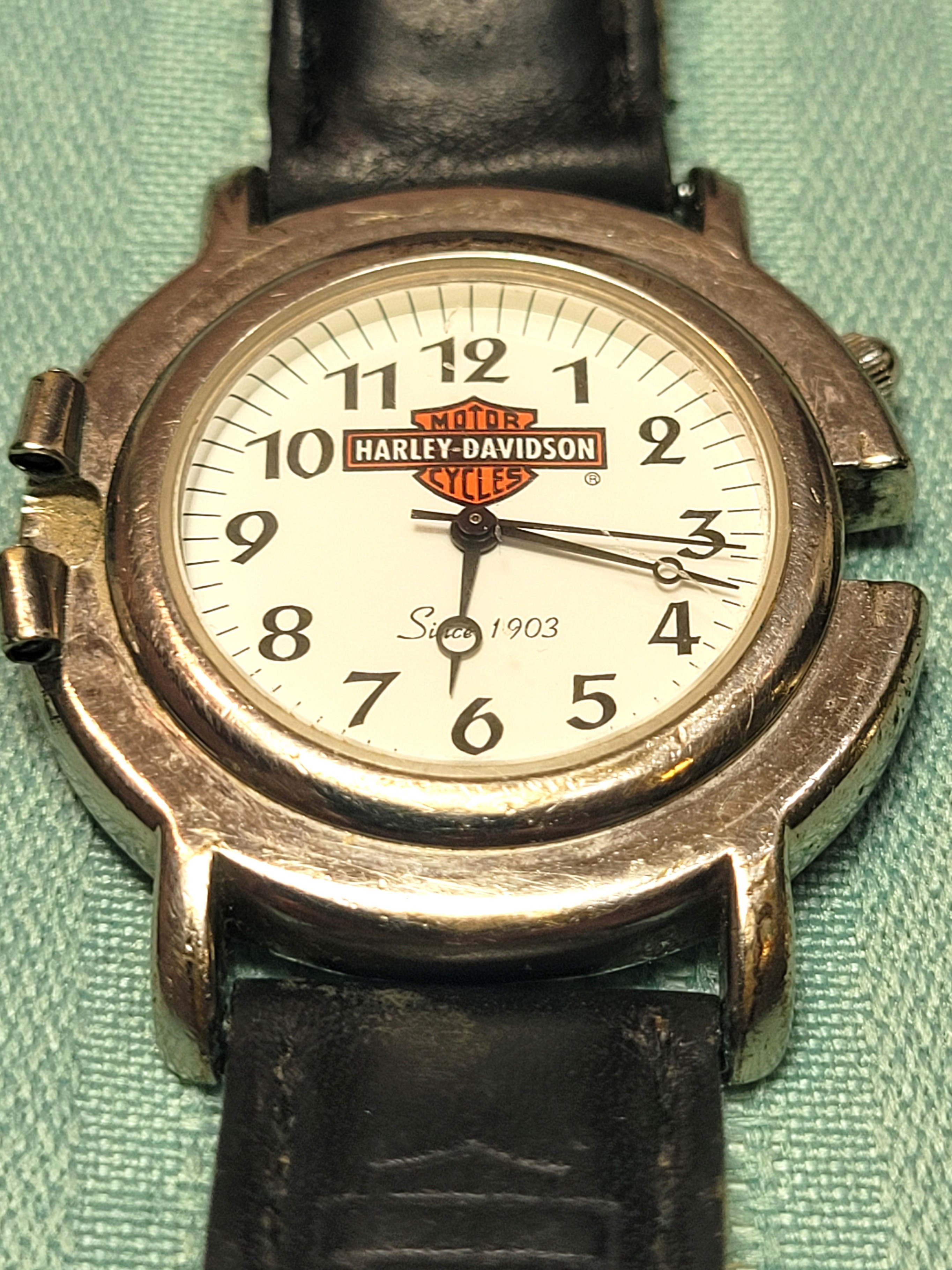 WORKING Vintage 1995 Harley-Davidson Watch 99643-95V - Japan - photo 3