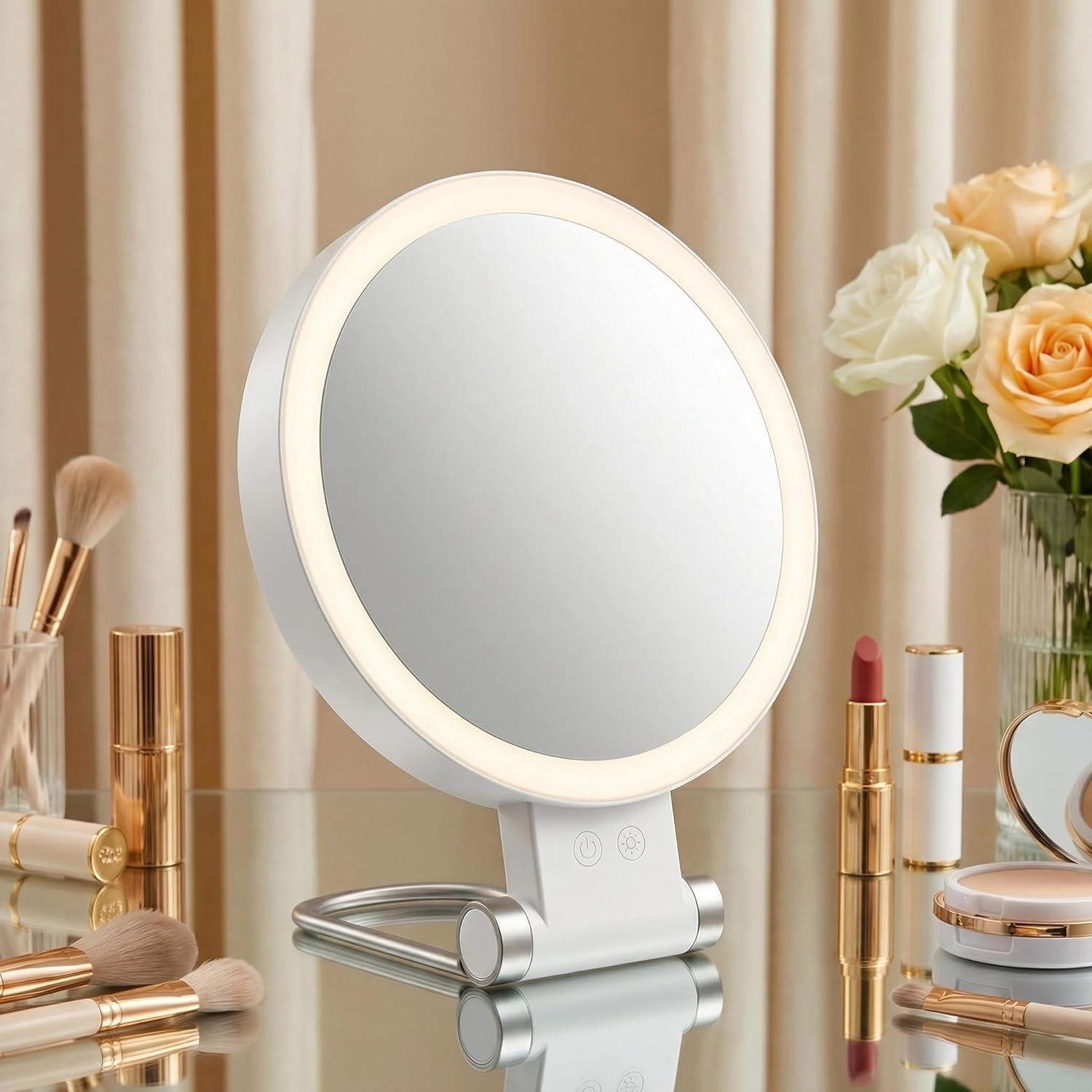 30X Lighted Makeup Mirror -  Rechargeable – Pickup in Riverdale - photo 2