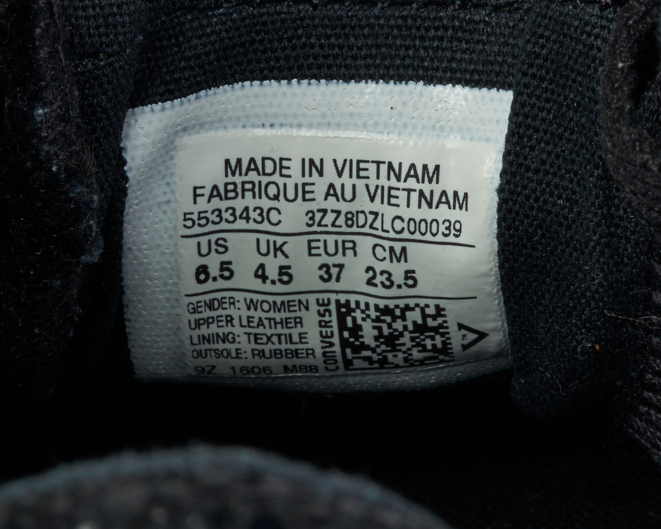 Converse All Star Sneakers - Black, US 6.5 - photo 5