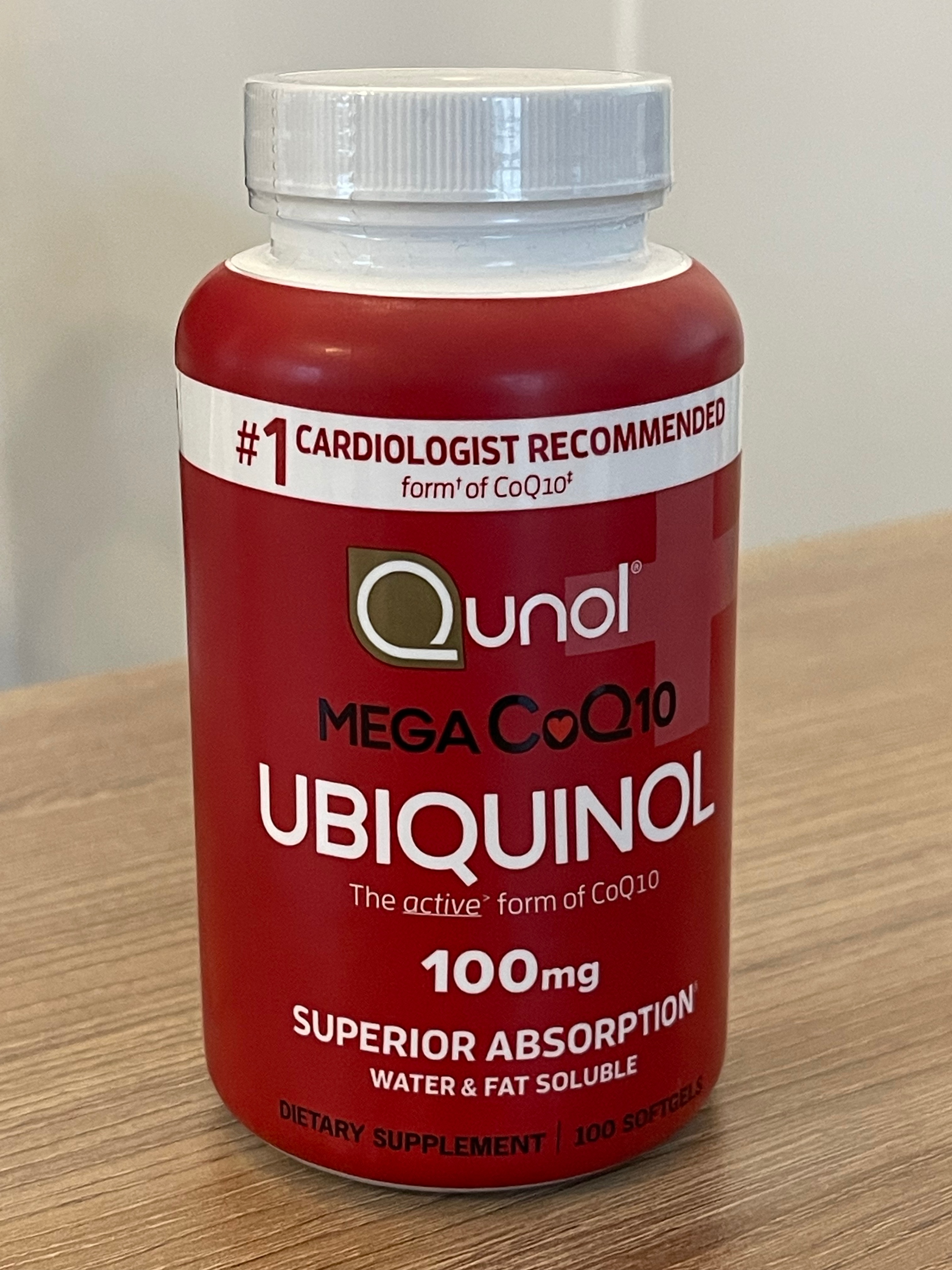 NEW Qunol Mega CoQ10 Ubiquinol 100mg (100 Softgels)