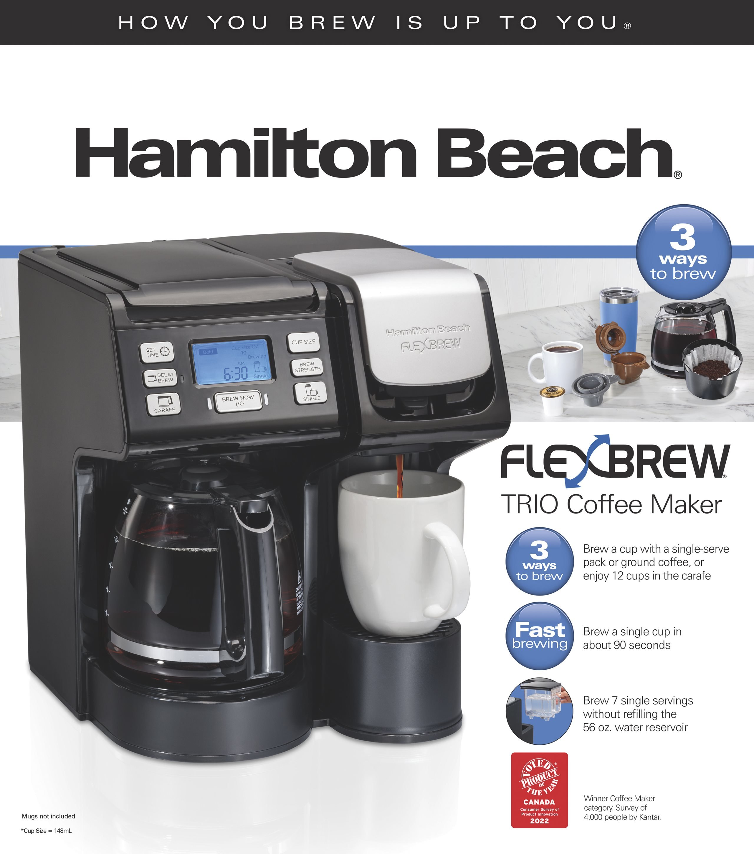 Hamilton Beach FlexBrew Trio Coffee Maker
